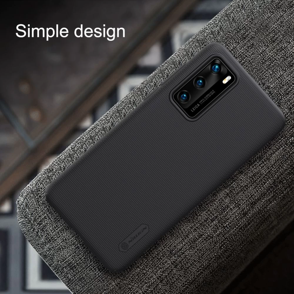 Huawei P40 suojakuori musta Nillkin Super Frosted Shield