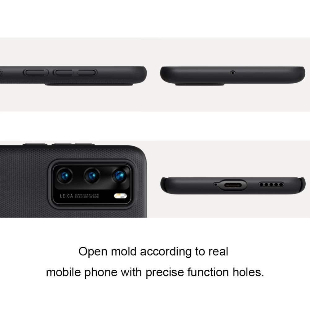 Huawei P40 suojakuori musta Nillkin Super Frosted Shield
