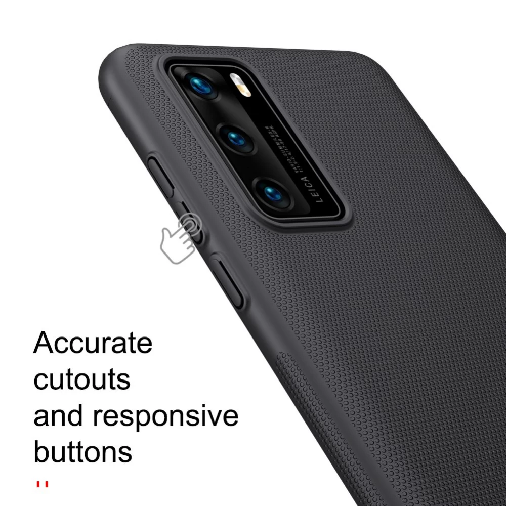 Huawei P40 suojakuori musta Nillkin Super Frosted Shield