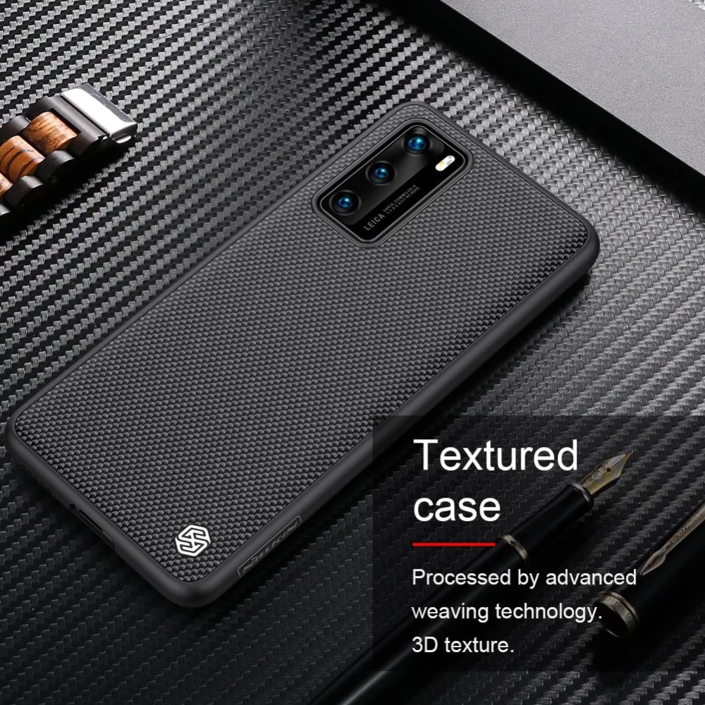 Huawei P40 suojakuori musta Nillkin Textured