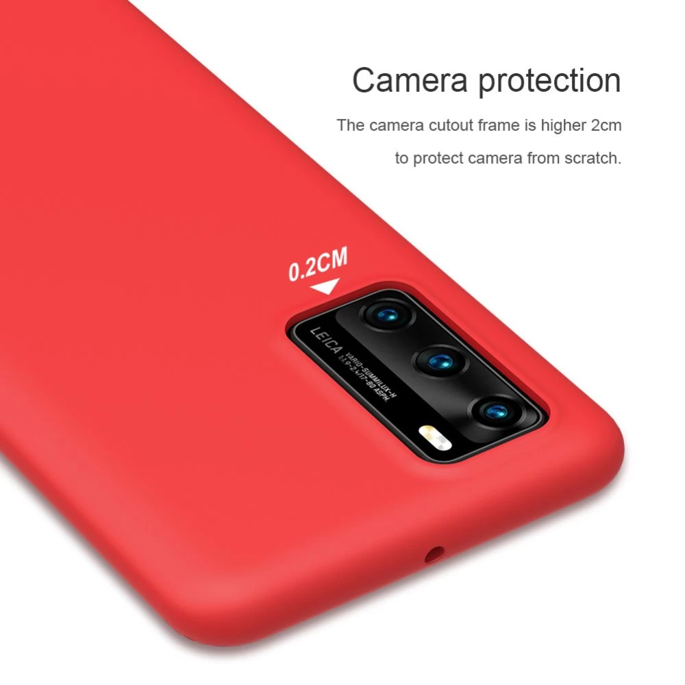 Huawei P40 suojakuori punainen Nillkin Flex Pure