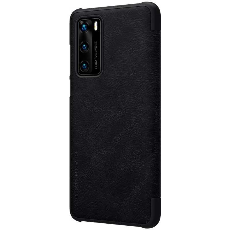 Huawei P40 suojakotelo musta Nillkin Qin Leather