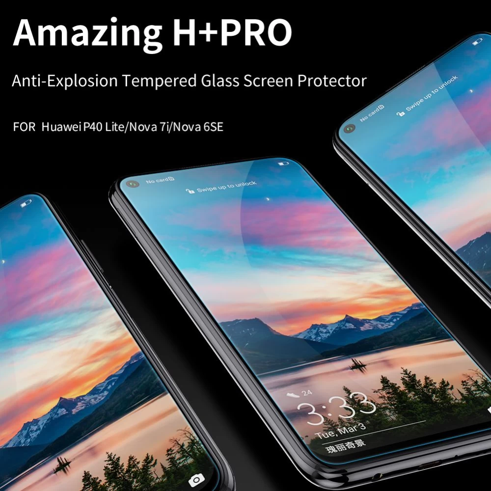 Huawei P40 Lite Tempered glass transparent Nillkin H+PRO Glass
