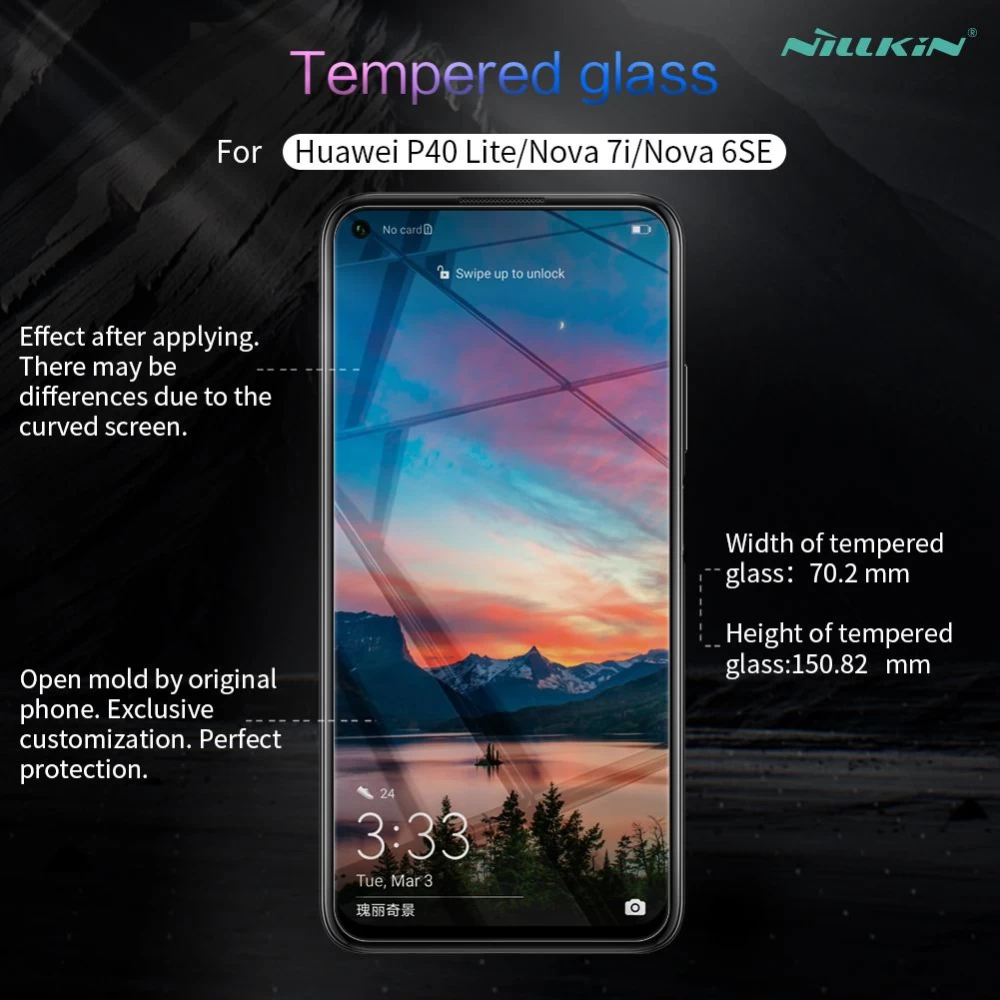 Huawei P40 Lite Tempered glass transparent Nillkin H+PRO Glass