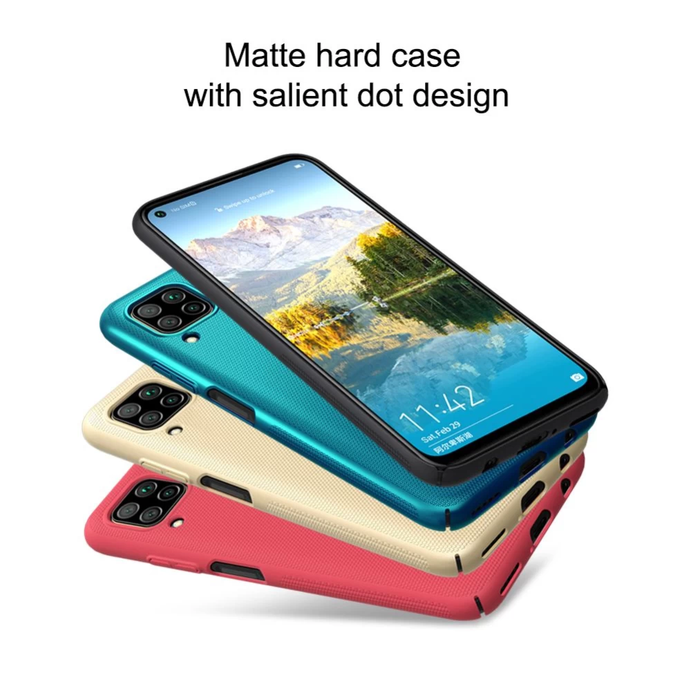 Huawei P40 Lite vāciņš zils Nillkin Super Frosted Shield