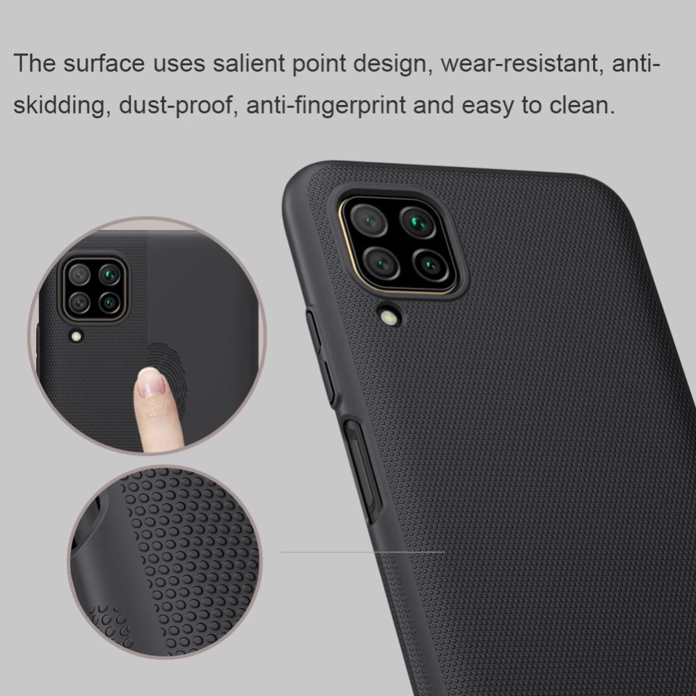 Huawei P40 Lite vāciņš zils Nillkin Super Frosted Shield