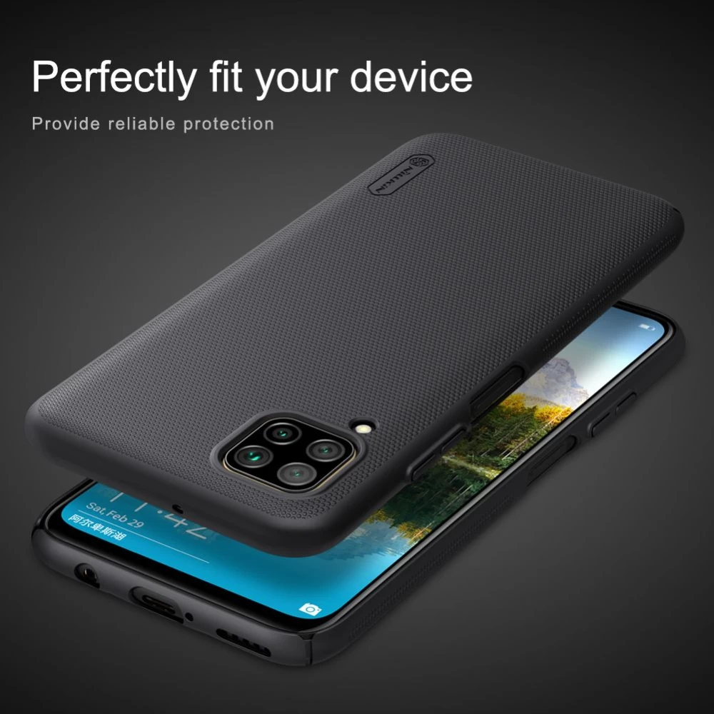 Huawei P40 Lite vāciņš zils Nillkin Super Frosted Shield