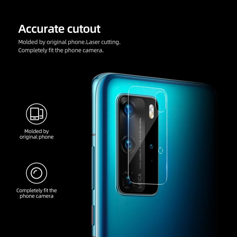Huawei P40 Pro panssarilasi läpinäkyvä Nillkin InvisiFilm Camera Shield