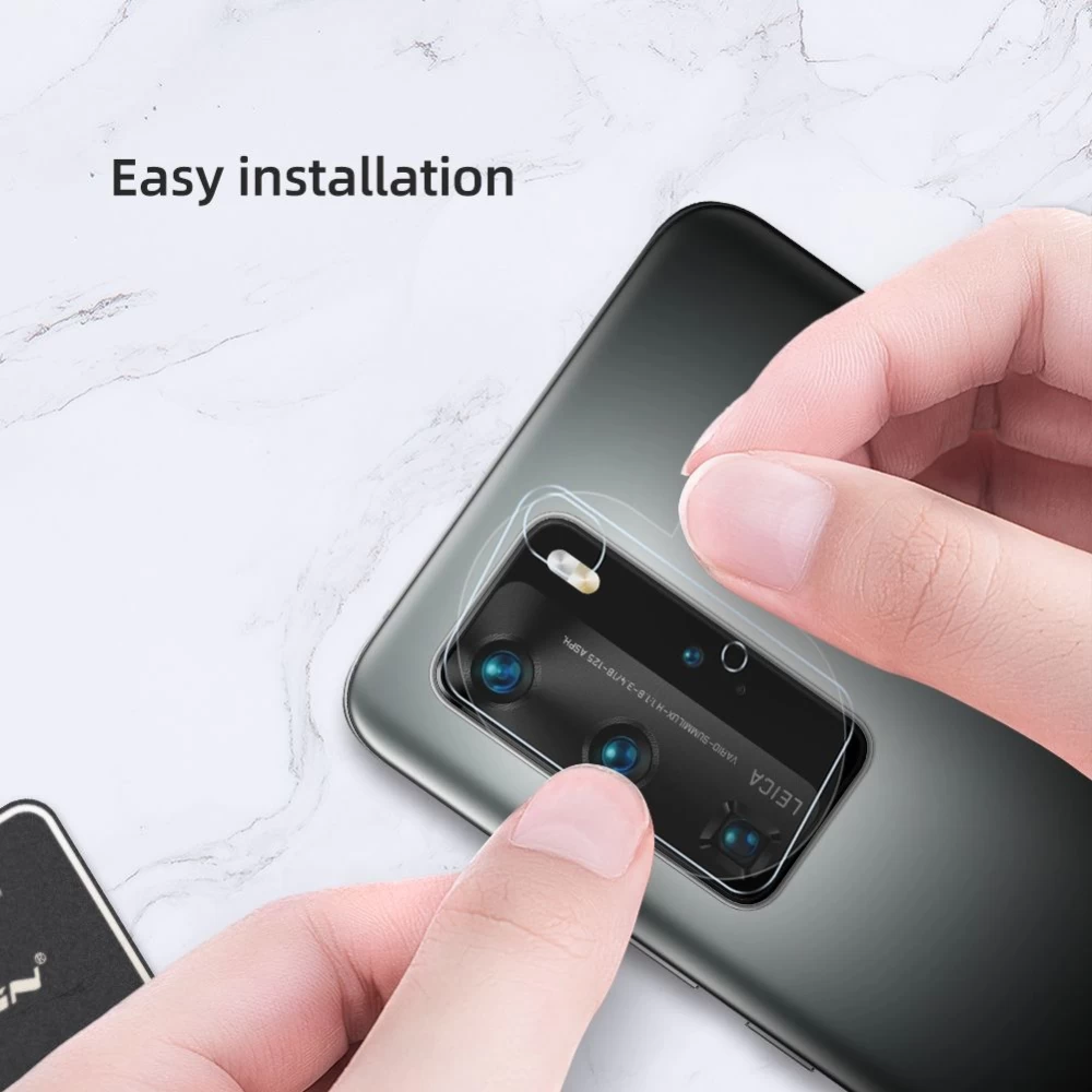 Huawei P40 Pro panssarilasi läpinäkyvä Nillkin InvisiFilm Camera Shield