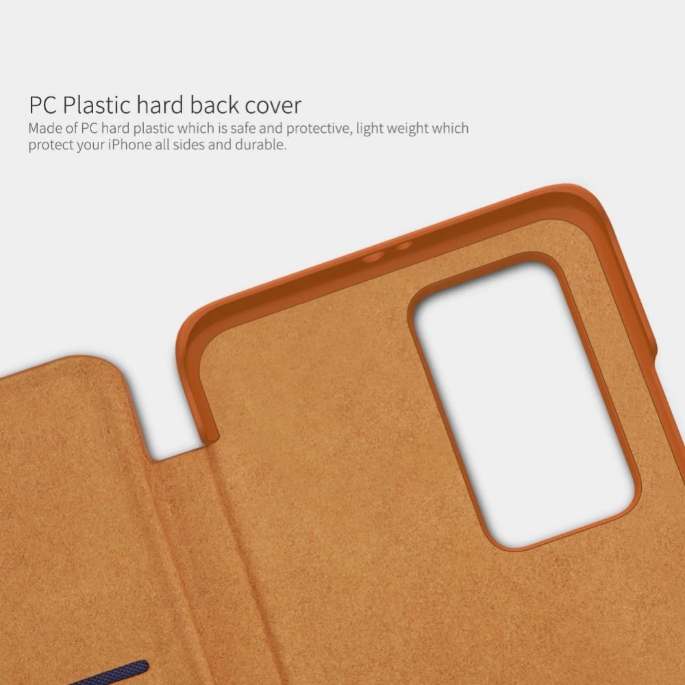 Huawei P40 Pro maciņš brūns Nillkin Qin Leather