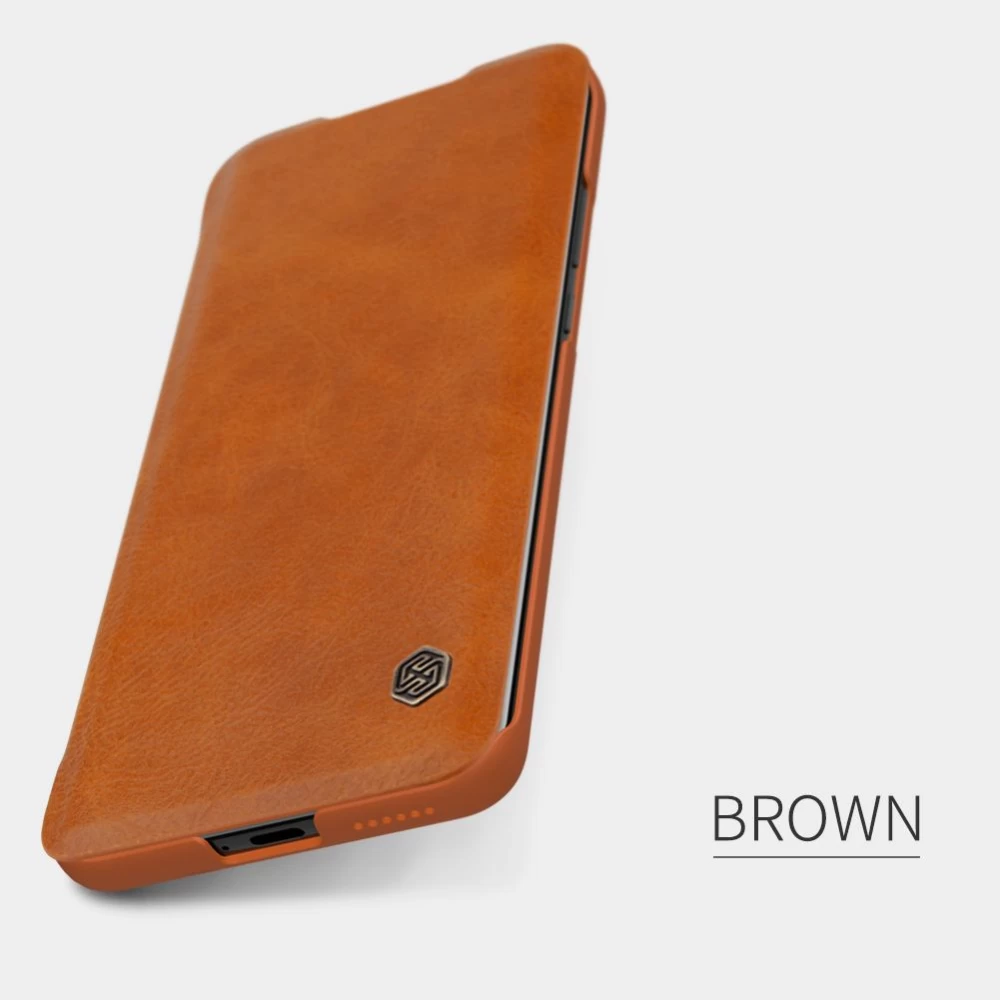 Huawei P40 Pro maciņš brūns Nillkin Qin Leather