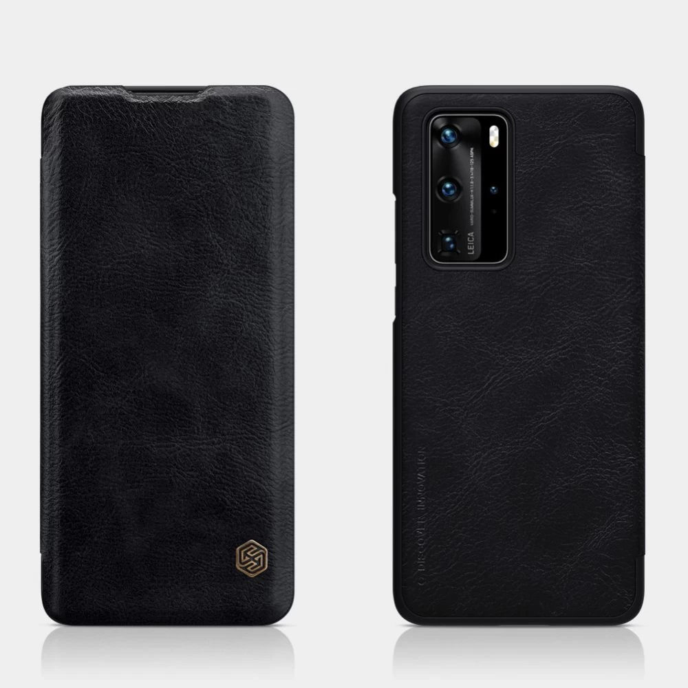 Huawei P40 Pro maciņš brūns Nillkin Qin Leather