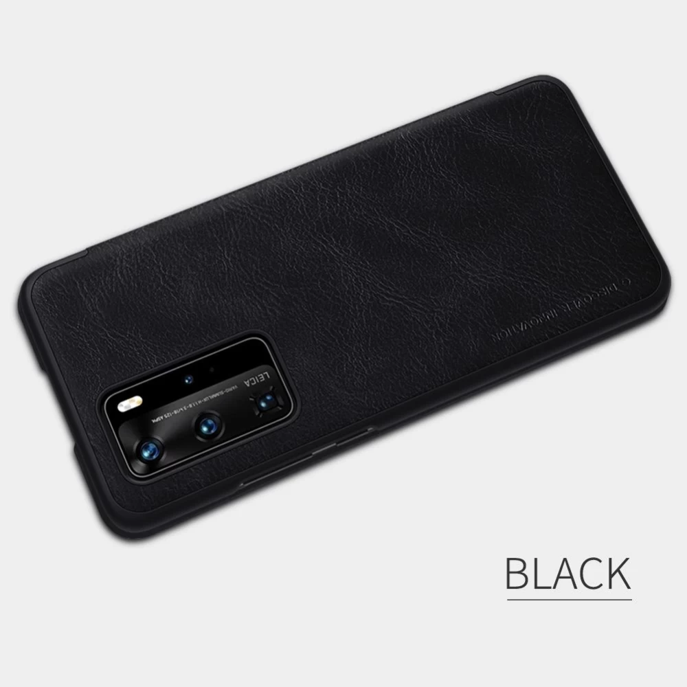 Huawei P40 Pro maciņš brūns Nillkin Qin Leather