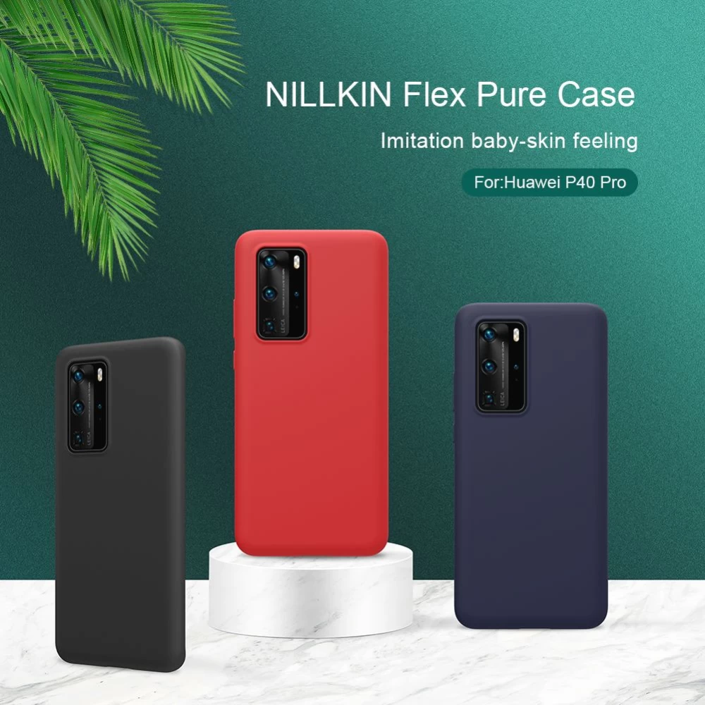 Huawei P40 Pro skal röd Nillkin Flex Pure