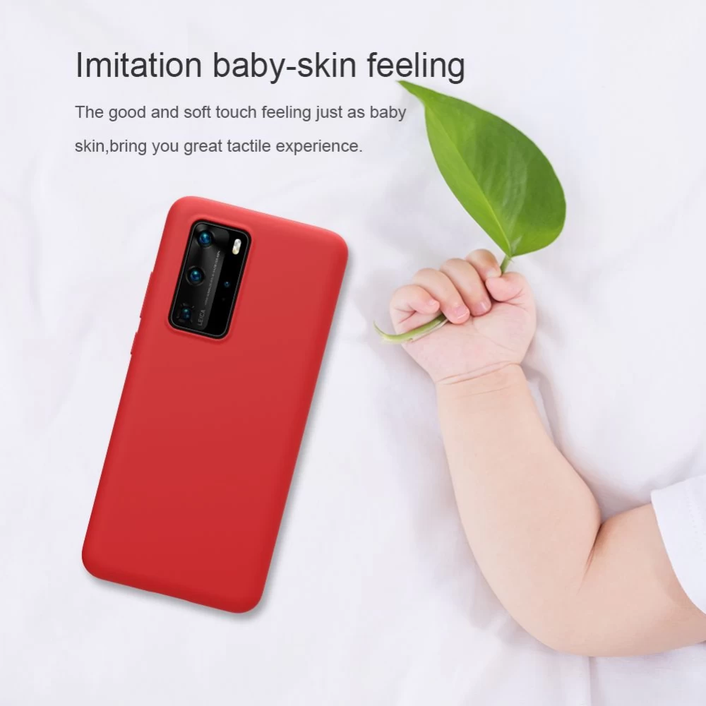 Huawei P40 Pro skal röd Nillkin Flex Pure