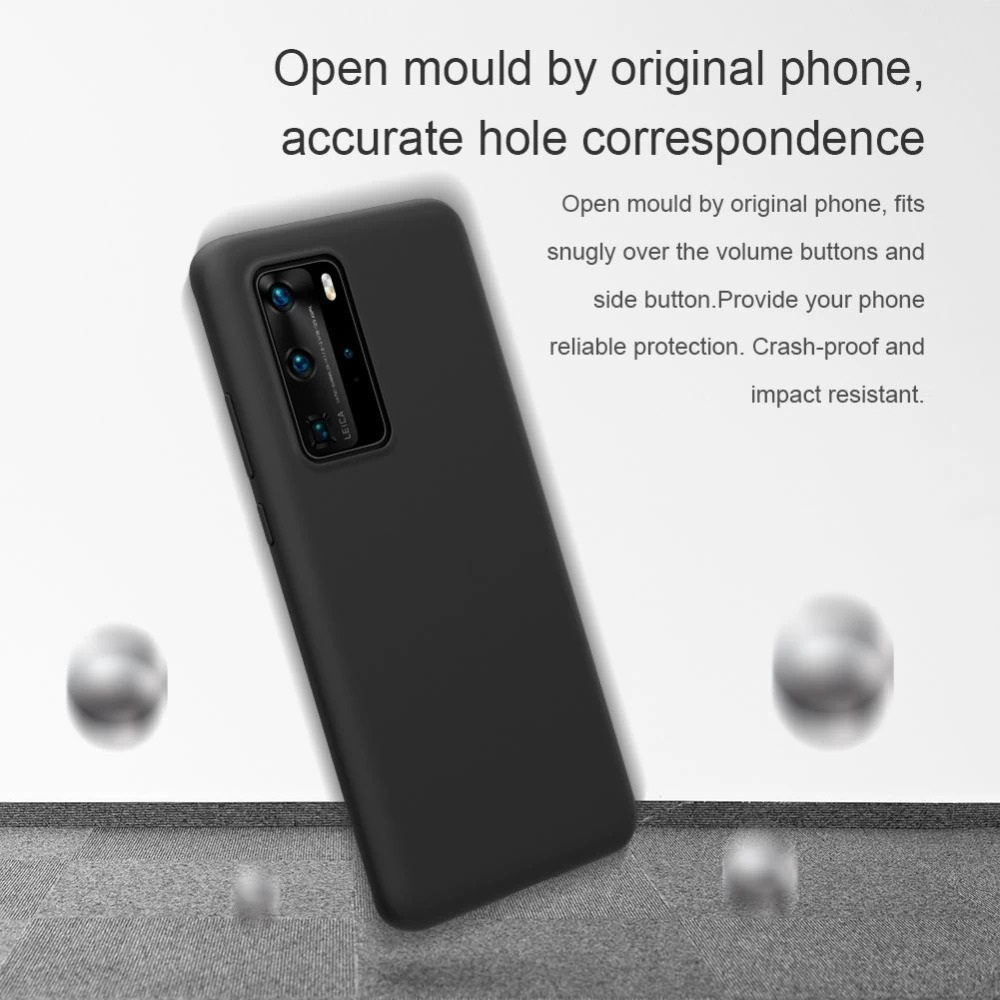 Huawei P40 Pro skal röd Nillkin Flex Pure