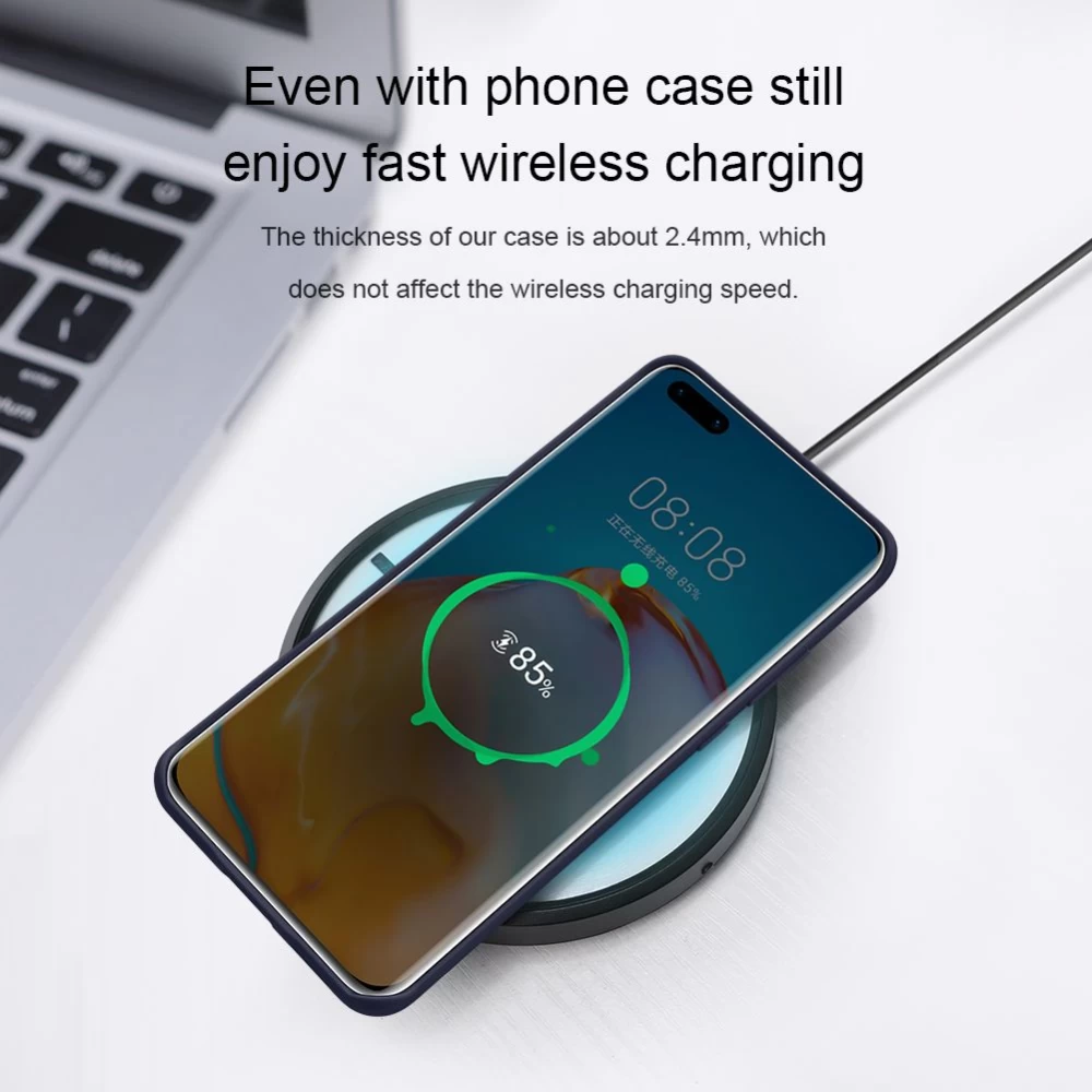 Huawei P40 Pro vāciņš zils Nillkin Flex Pure