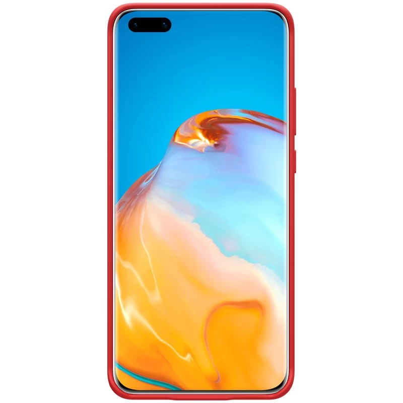 Huawei P40 Pro skal röd Nillkin Flex Pure