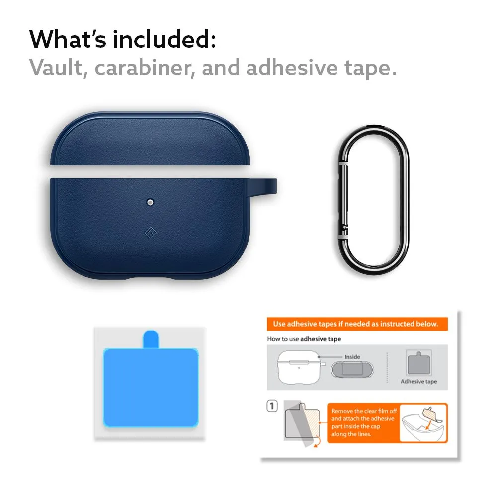 Apple AirPods Pro suojakuori, suojakotelo sininen CASEOLOGY VAULT