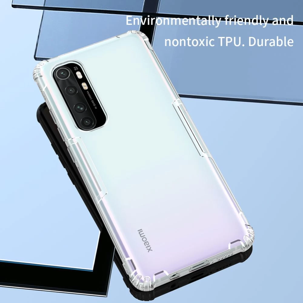 Xiaomi Mi Note 10 Lite dėklas skaidrus Nillkin TPU