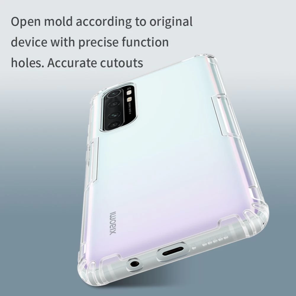 Xiaomi Mi Note 10 Lite dėklas skaidrus Nillkin TPU