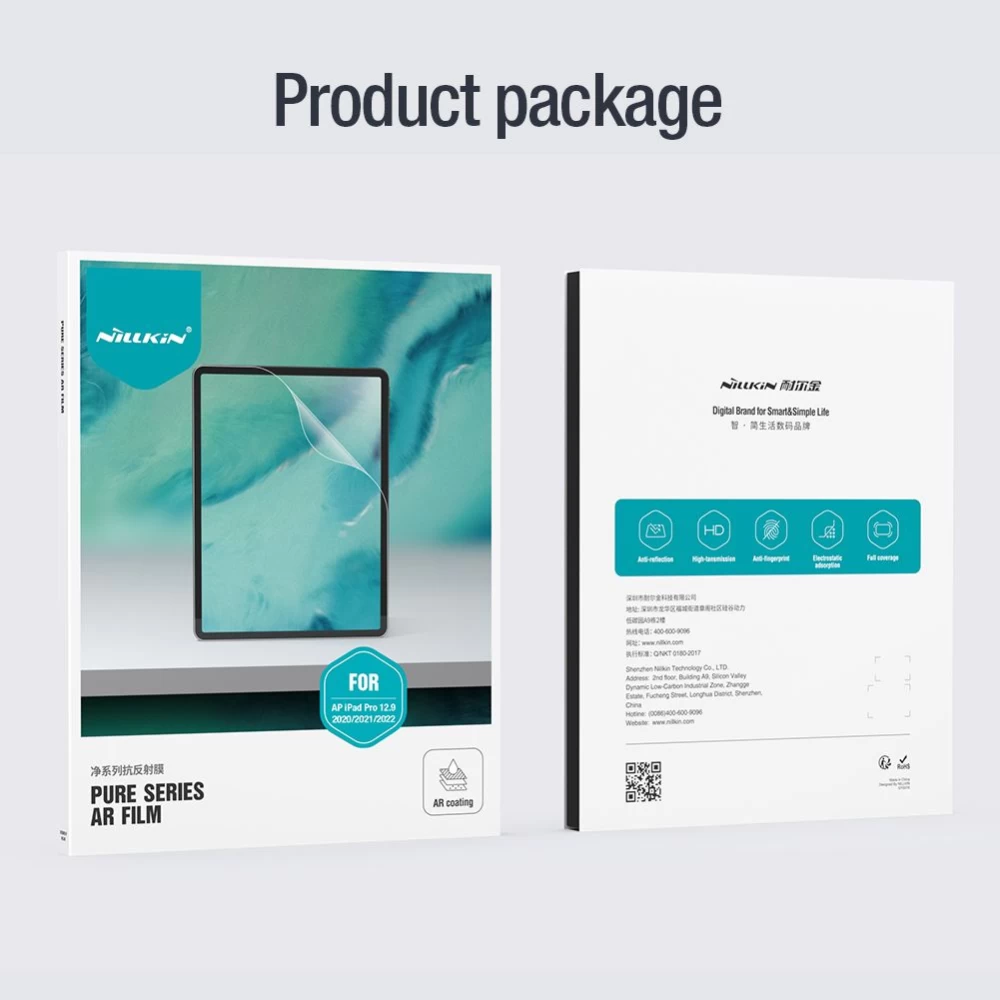 Apple iPad Pro 12.9 (2020) tablet panssarilasi  Nillkin Pure Series AR Film