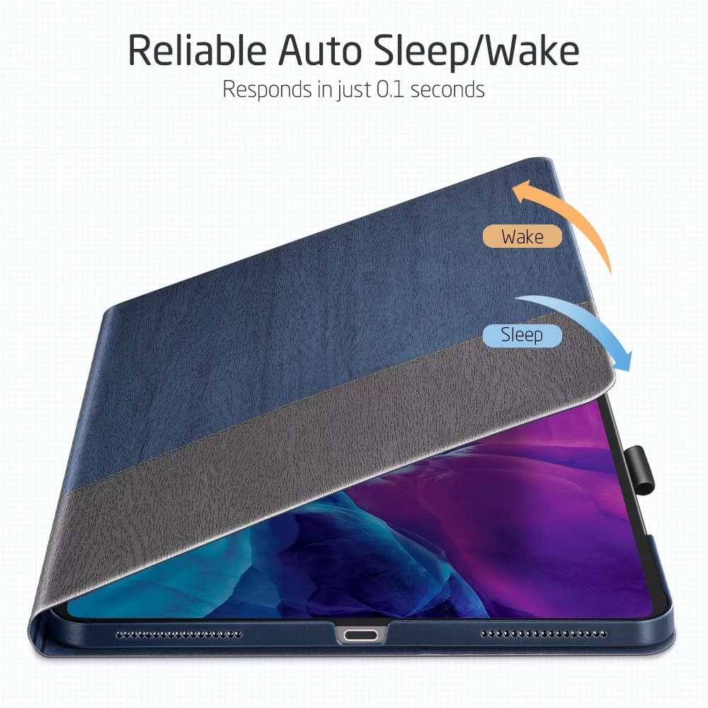 Apple iPad Pro 12.9 (2020) maciņš zils ESR Urban Simplicity Holder