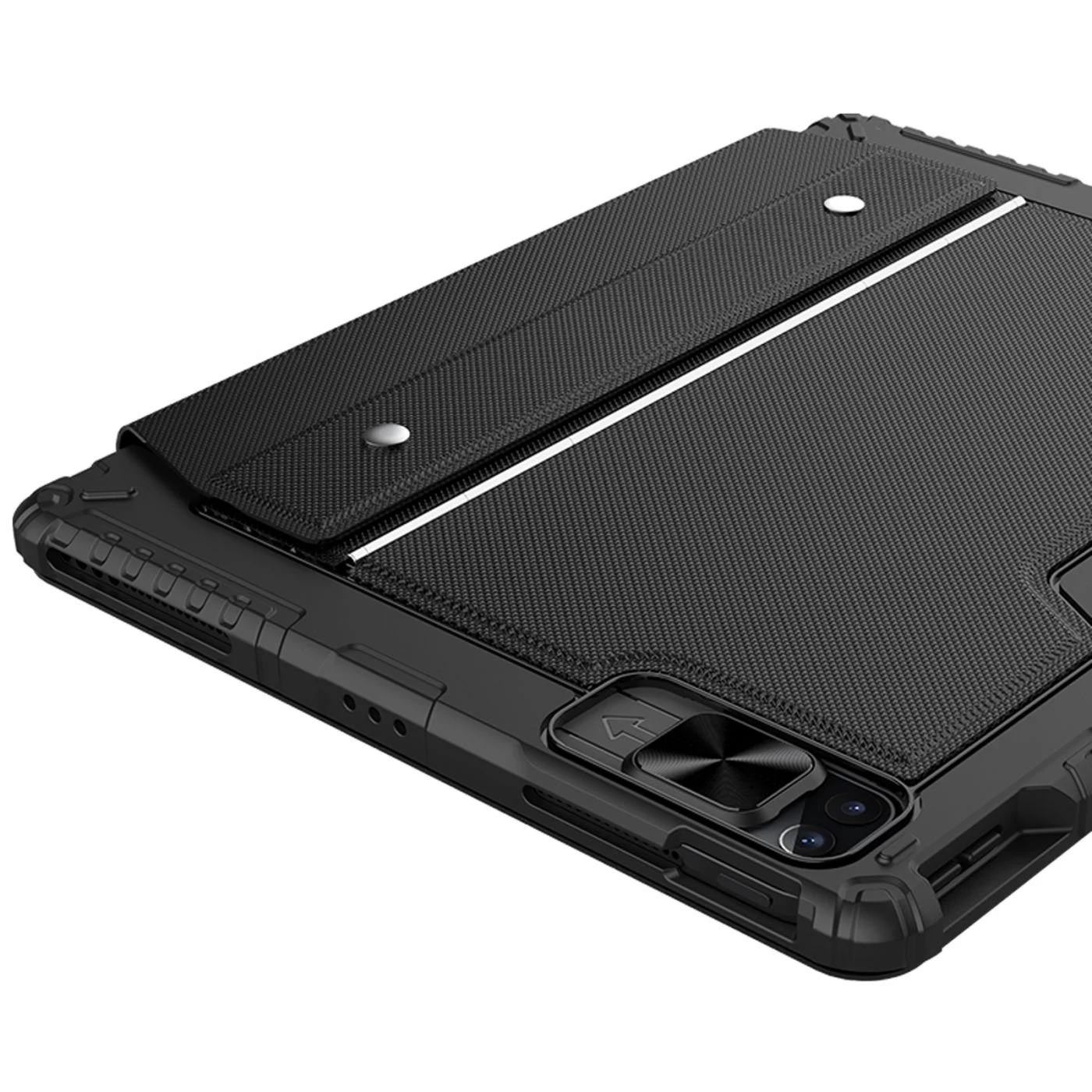 Apple iPad Pro 12.9 (2020) maciņš melns Nillkin Bumper Combo Keyboard