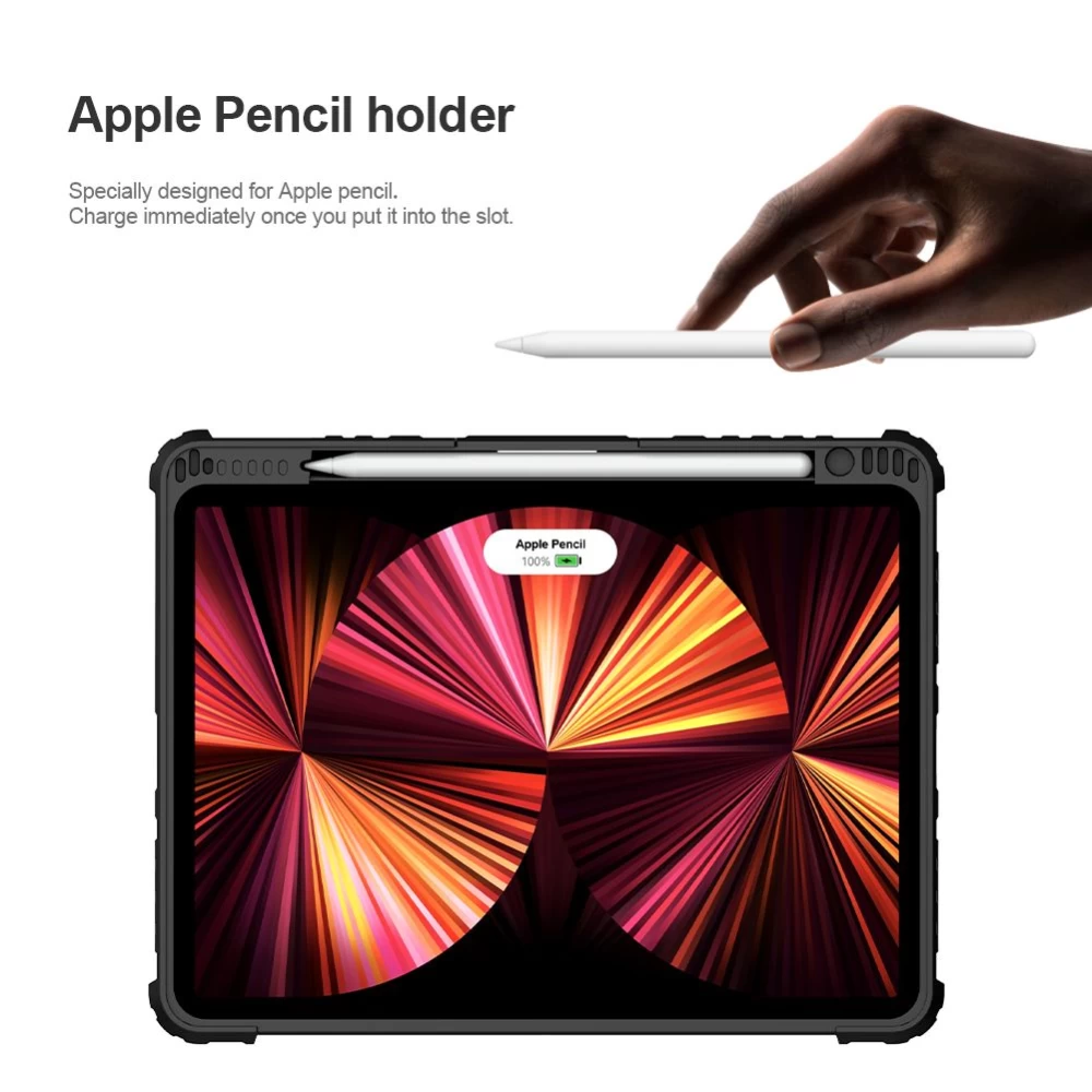 Apple iPad Pro 11 (2020) tablet skal, fodral svart NILLKIN BUMPER COMBO KEYBOARD