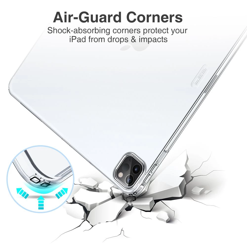 Apple iPad Pro 11 (2020) tahvelarvuti ümbris läbipaistev ESR Rebound Soft Shell