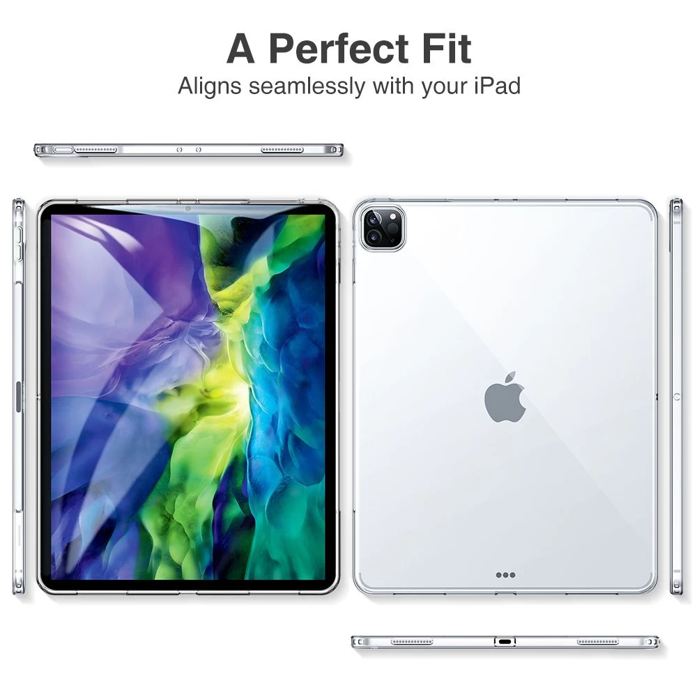 Apple iPad Pro 11 (2020) tahvelarvuti ümbris läbipaistev ESR Rebound Soft Shell