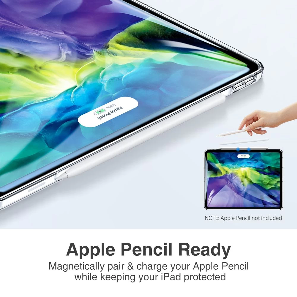 Apple iPad Pro 11 (2020) tahvelarvuti ümbris läbipaistev ESR Rebound Soft Shell