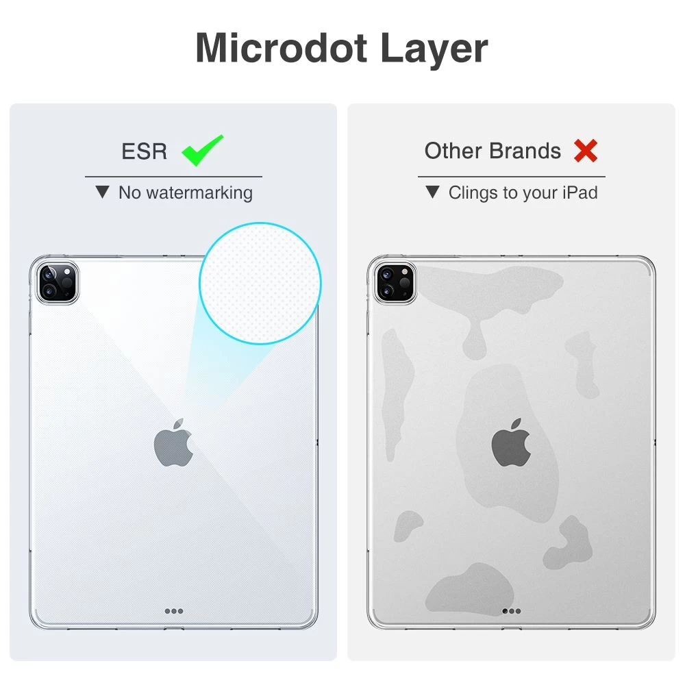 Apple iPad Pro 11 (2020) tahvelarvuti ümbris läbipaistev ESR Rebound Soft Shell