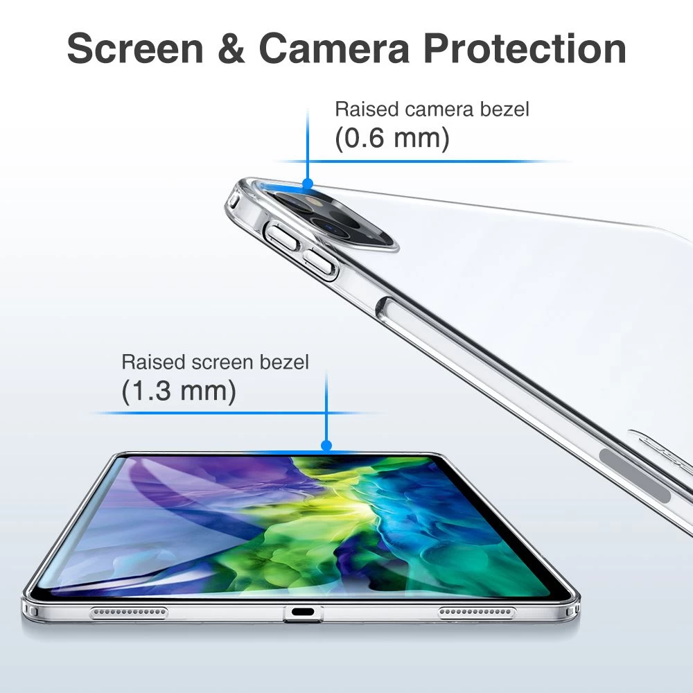 Apple iPad Pro 11 (2020) tahvelarvuti ümbris läbipaistev ESR Rebound Soft Shell