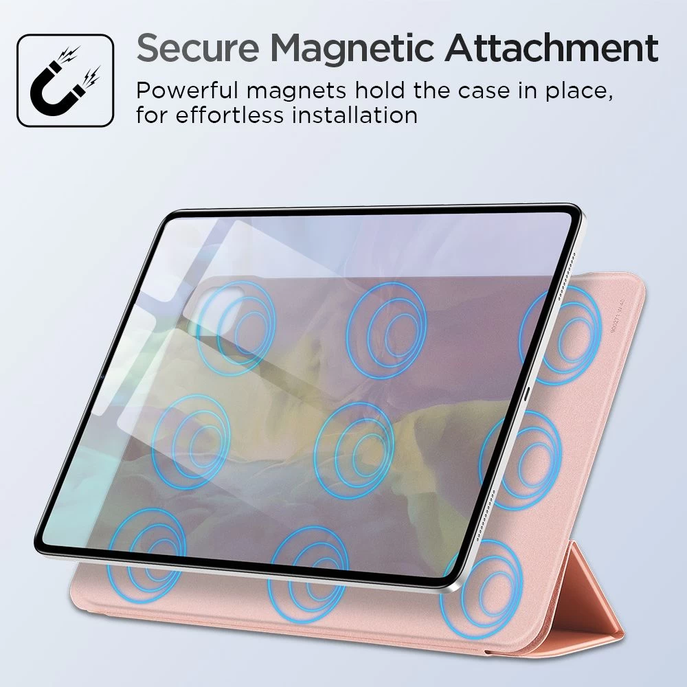 Apple iPad Pro 11 (2020) maciņš rozā zelta ESR Rebound Magnetic with clasp