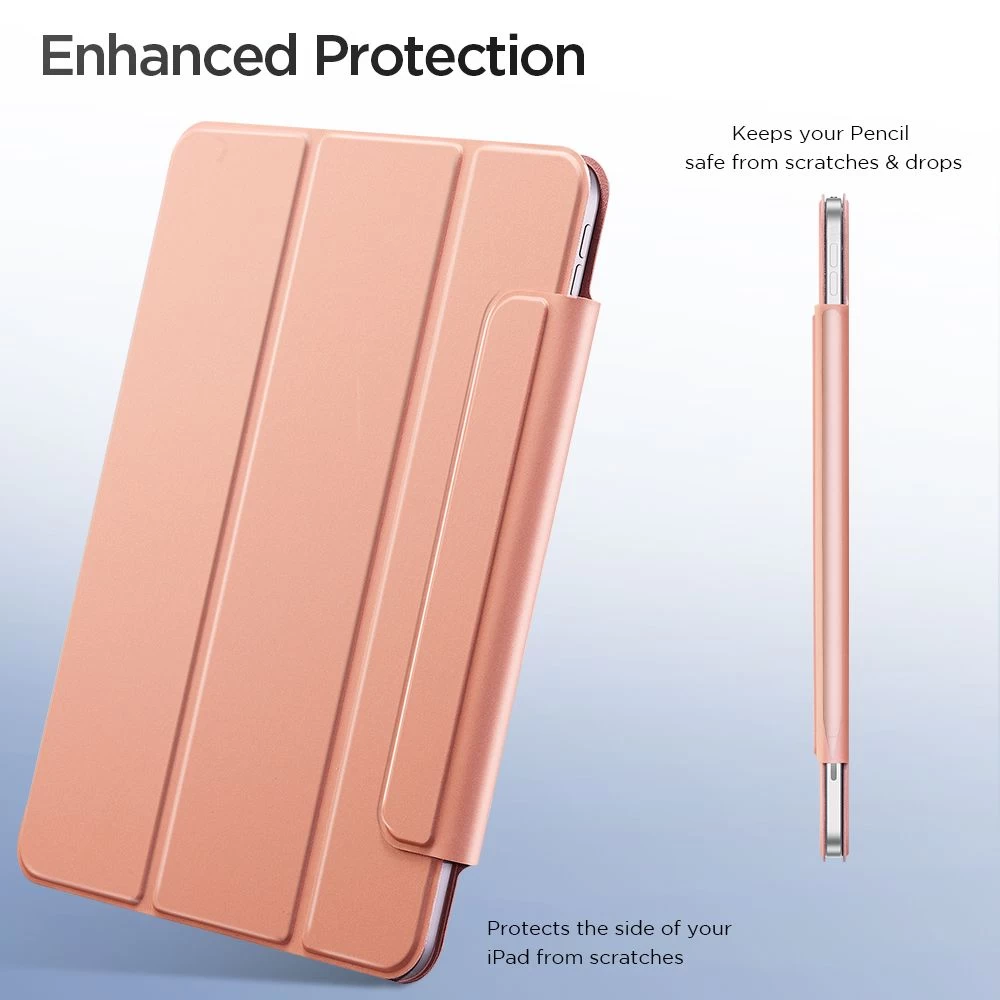 Apple iPad Pro 11 (2020) maciņš rozā zelta ESR Rebound Magnetic with clasp