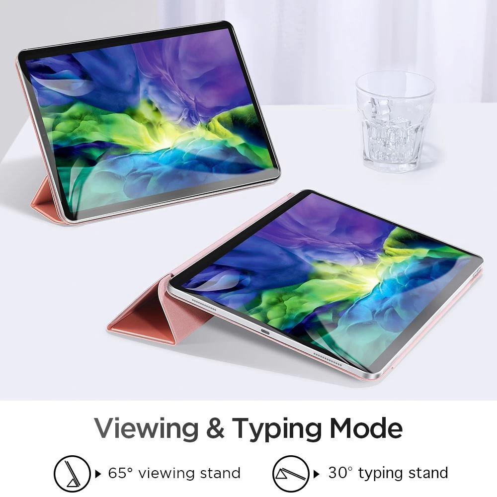 Apple iPad Pro 11 (2020) maciņš rozā zelta ESR Rebound Magnetic with clasp