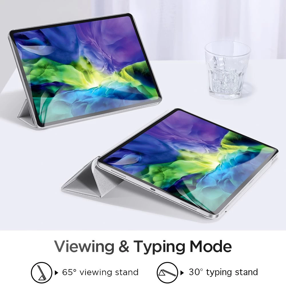 Apple iPad Pro 11 (2020) tablet skal, fodral silver ESR Rebound Magnetic with clasp