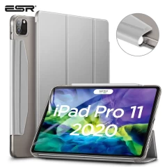 Apple iPad Pro 11 (2020) tablet skal, fodral silver ESR Yippee Trifold with Clasp