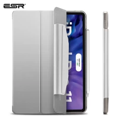 Apple iPad Pro 11 (2020) tablet skal, fodral silver ESR Yippee Trifold with Clasp