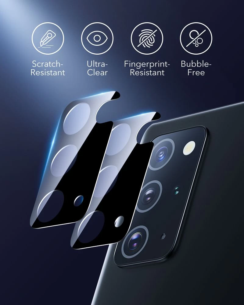 Samsung Galaxy Note 20 aizsargstikls  ESR Camera Shield (2pack)