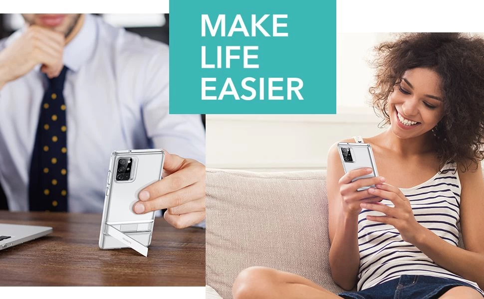 Samsung Galaxy Note 20 dėklas skaidrus ESR Air Shield Boost