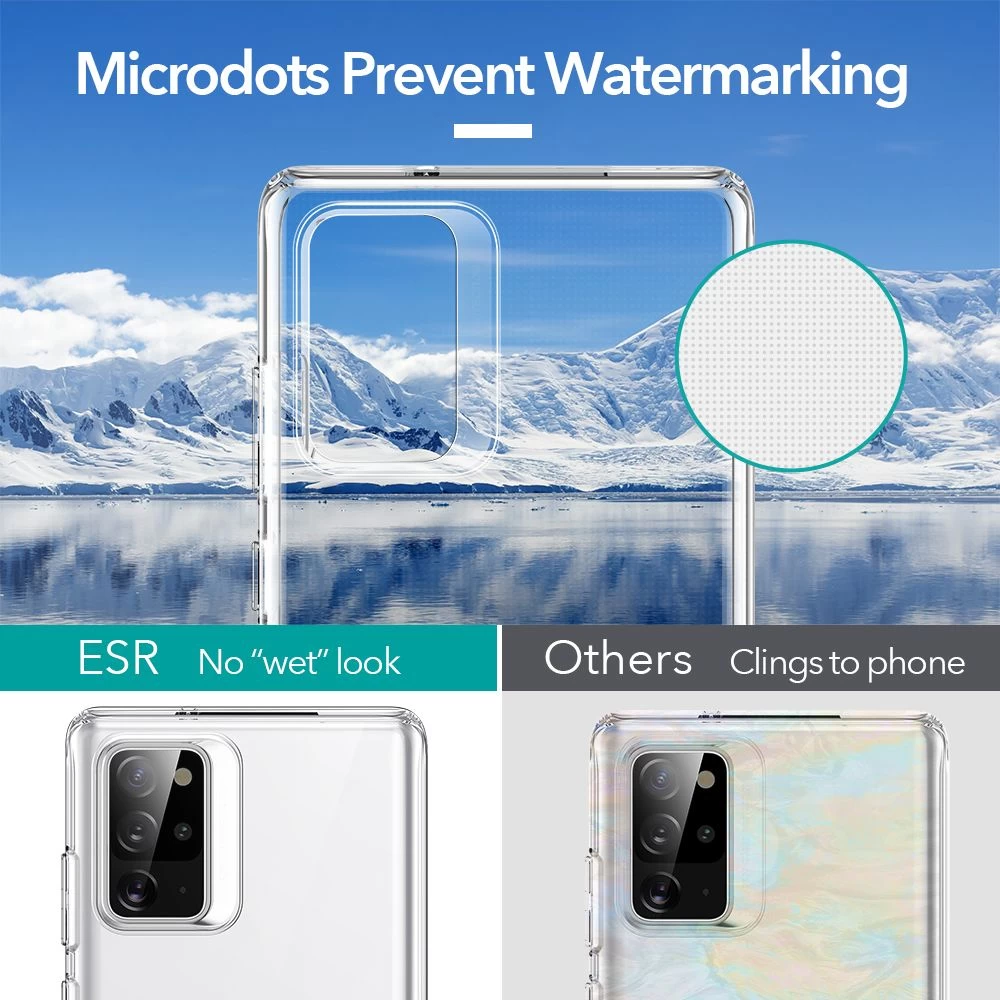 Samsung Galaxy Note 20 dėklas skaidrus ESR Air Shield Boost