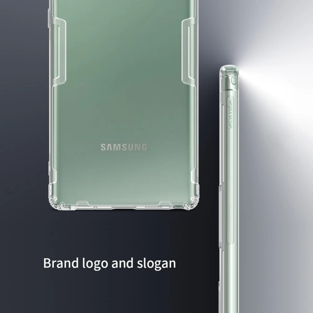 Samsung Galaxy Note 20 dėklas skaidrus pilkas Nillkin TPU