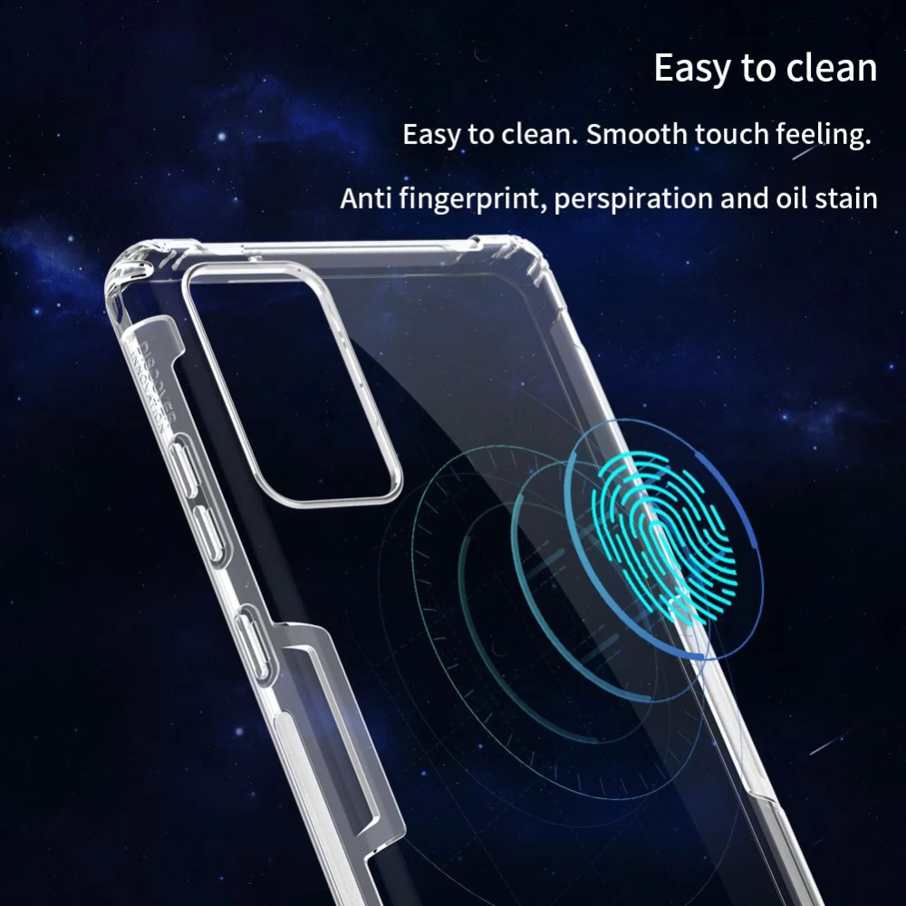 Samsung Galaxy Note 20 dėklas skaidrus pilkas Nillkin TPU