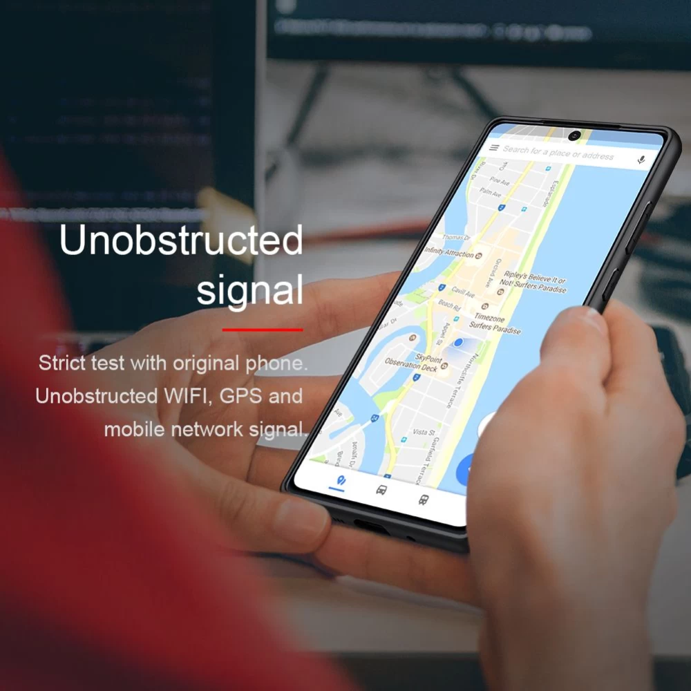 Samsung Galaxy Note 20 dėklas Juoda Nillkin Textured 