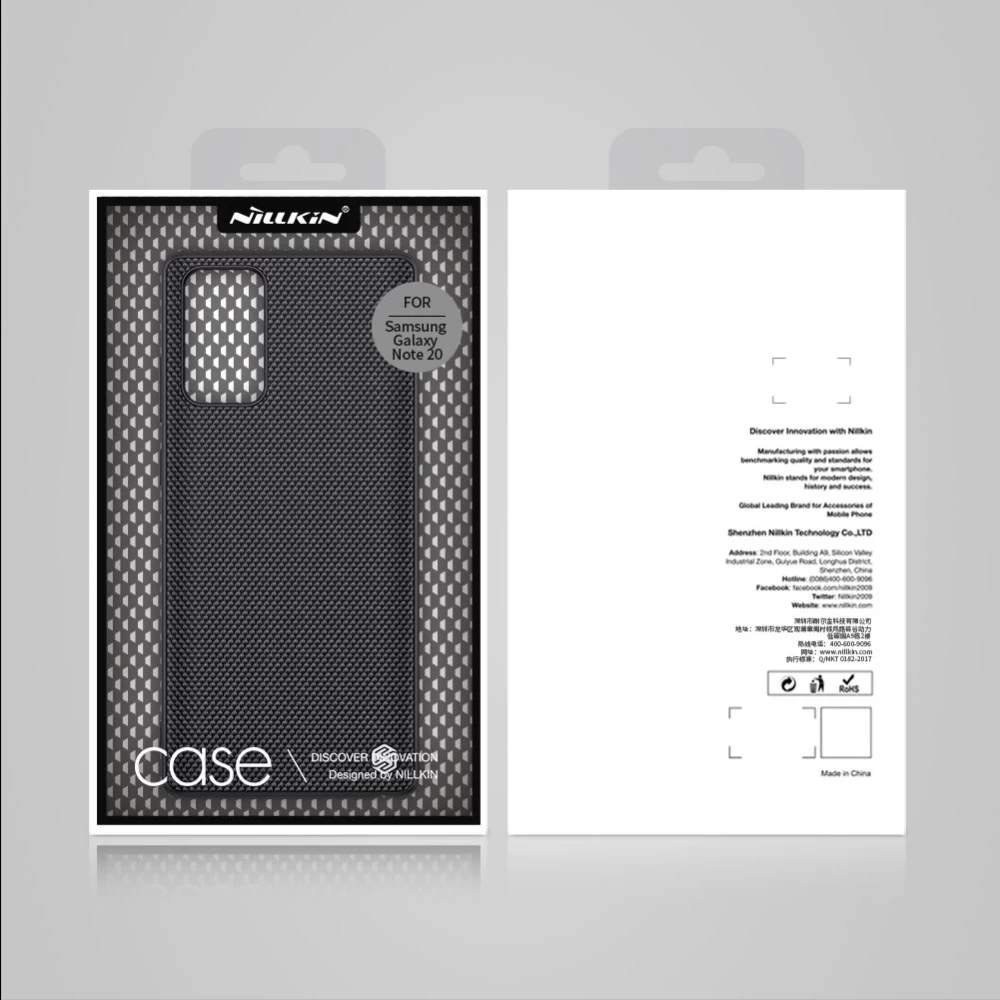 Samsung Galaxy Note 20 dėklas Juoda Nillkin Textured 