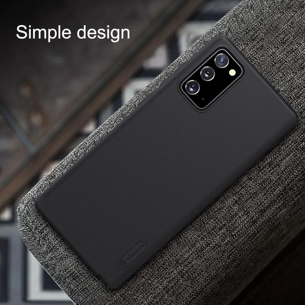Samsung Galaxy Note 20 dėklas Juoda Nillkin Super Frosted Shield