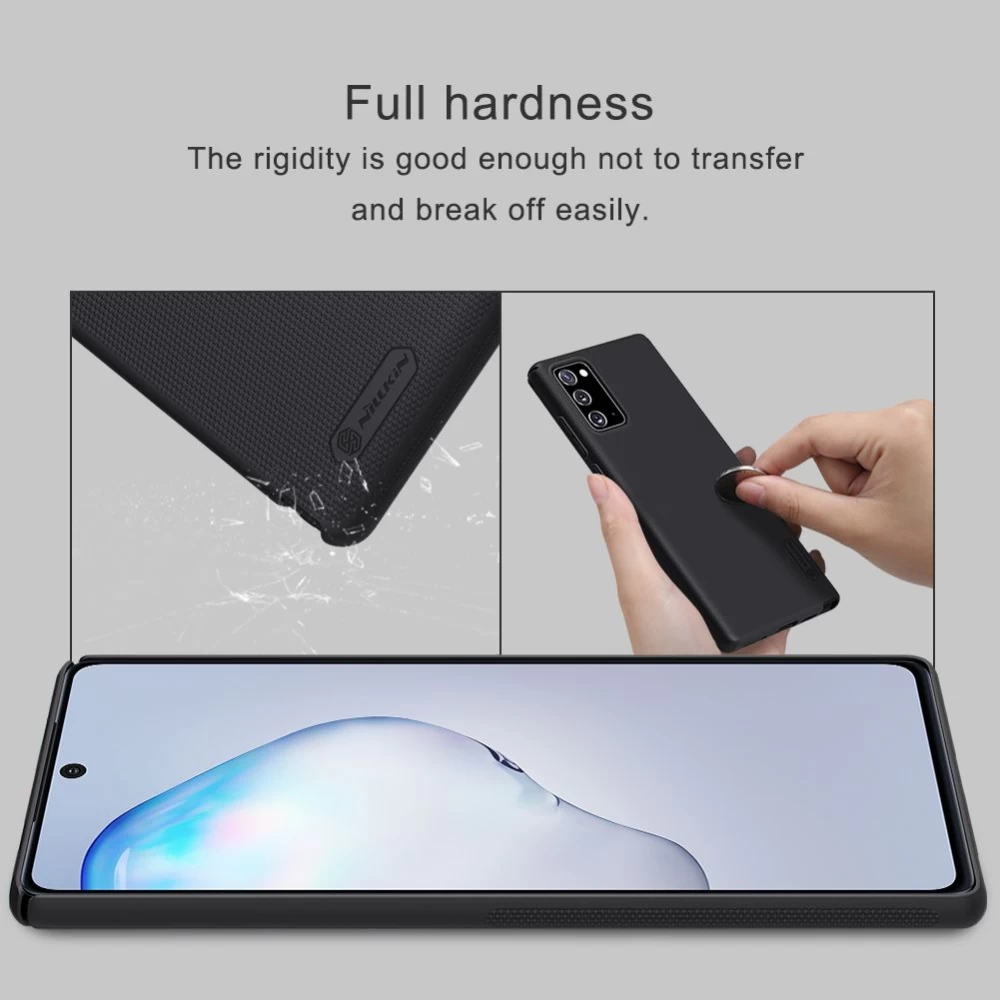 Samsung Galaxy Note 20 dėklas Juoda Nillkin Super Frosted Shield