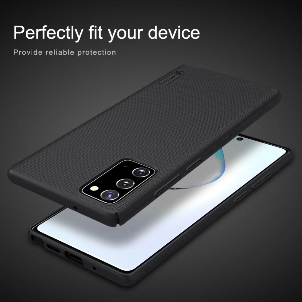 Samsung Galaxy Note 20 dėklas Juoda Nillkin Super Frosted Shield